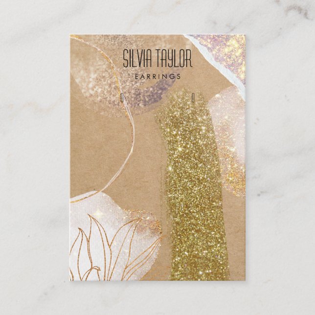 enkel minsta papper visning för avläsning av bands visitkort (Framsida)