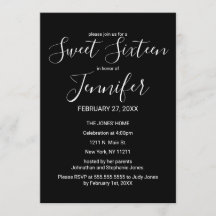 Enkel minsta svart vittypografi söta 16