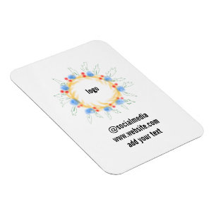 enkel, minsta vattenfärgstillägg för anpassningsba magnet