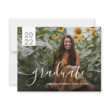 Enkel Modern 2-foto Studenten-meddelande