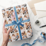 Enkel, modern 4-familjens fotosamling - allt syfte presentpapper<br><div class="desc">Design består av modern chic-typografi med sans serif- och serif-teckensnitt. Lägg till foton av din anpassningsbar.</div>