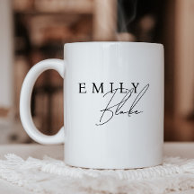Enkel Modern Affärsmugg Med Logotyp