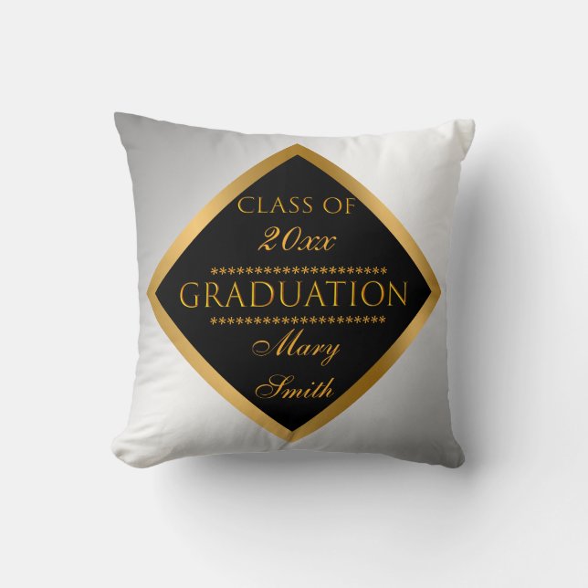 Enkel modern anpassning till Guld Silver Kudde (Framsida)