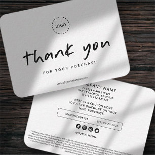Enkel Modern Anpassningsbar Business Logotyp Promo Anteckningskort