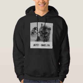 Enkel, modern Anpassningsbar Pet eller People Phot Hoodie