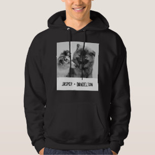 Enkel, modern Anpassningsbar Pet eller People Phot Hoodie