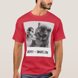 Enkel, modern Anpassningsbar Pet eller People Phot T Shirt