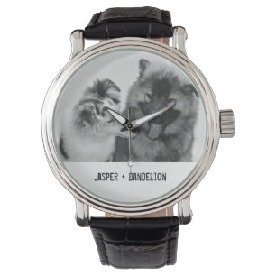 Enkel, modern Anpassningsbar Pet eller personfoto Armbandsur
