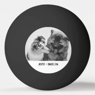 Enkel, modern Anpassningsbar Pet eller personfoto Pingisboll