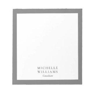 Enkel modern anteckningsblock