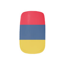 Enkel Modern Armenien Nationell Flagga Kläder