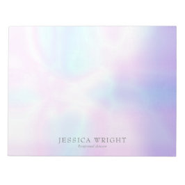 Enkel modern bild anteckningsblock