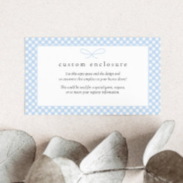 Enkel, modern, blå bläckruta, DIG Tilläggskort