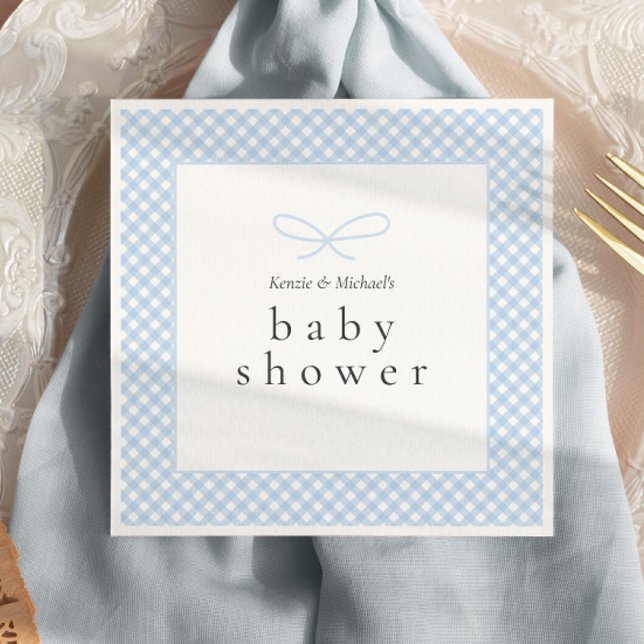 Enkel, modern, blå formblått fack pappersservett (Skapare uppladdad)