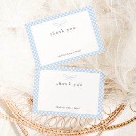 Enkel, modern, blå formblått fack tack kort