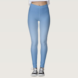 Enkel modern blå marin övertoning leggings