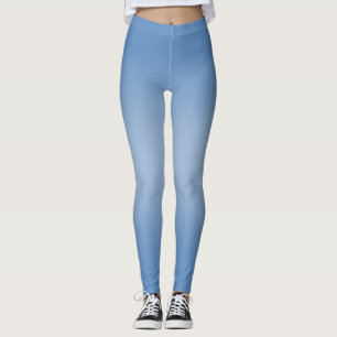 Enkel modern blå marin övertoning leggings