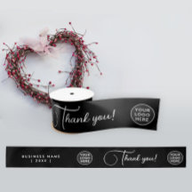 Enkel Modern Black White Logotyp Business Script