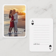 Enkel Modern Bröllopsgästbok/ Signeringskort