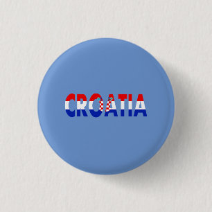 Enkel Modern Bulgariens nationella Flagga Apparel Knapp