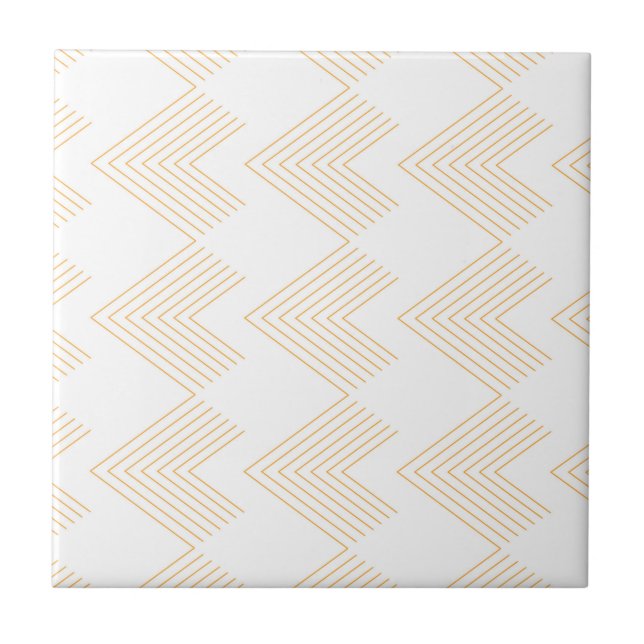 Enkel, modern chevron-pilformad bild mönster kakelplatta (Framsidan)