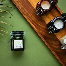 Enkel Modern Citron & Mynta Ljus Fyrkantigt Klistermärke