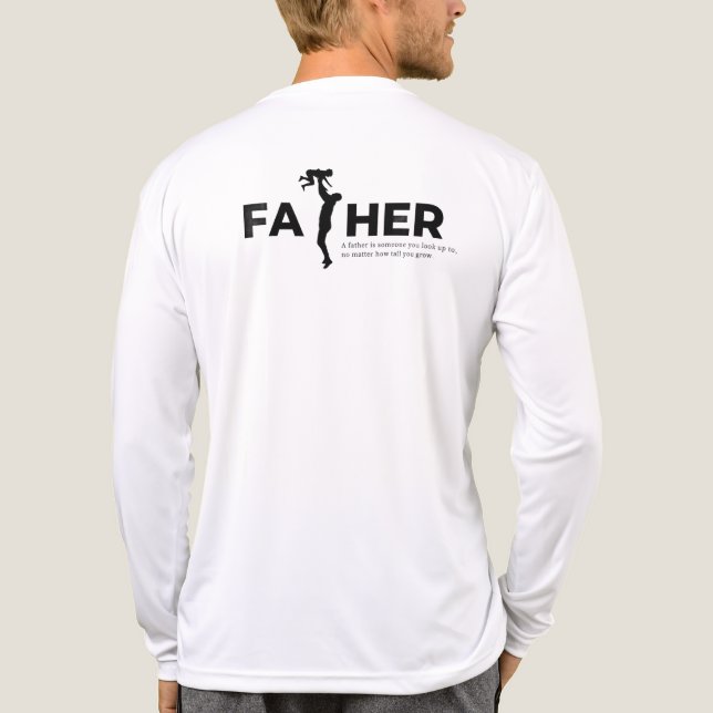 Enkel Modern Cool Typografi Namn T-Shirt (Baksida)