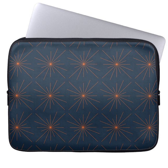 Enkel, modern, coola, trendig/stjärna-abstrakt laptop fodral (Framsidan)