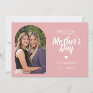 Enkel Modern Cute Mamma Mors dag