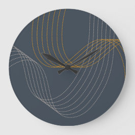 Enkel, modern, elegant, coola, illustration av tre stor klocka