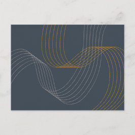 Enkel, modern, elegant, coola, illustration av tre vykort