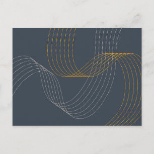 Enkel, modern, elegant, coola, illustration av tre vykort