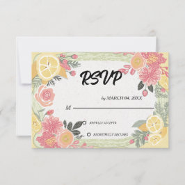 Enkel Modern Elegant Klassisk Bröllops-RSVP OSA Kort
