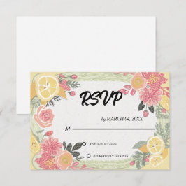Enkel Modern Elegant Klassisk Bröllops-RSVP OSA Kort