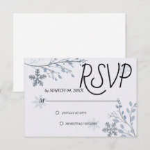 Enkel Modern Elegant Klassisk Bröllops-RSVP