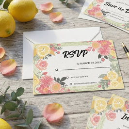 Enkel Modern Elegant Klassisk Bröllops-RSVP OSA Kort