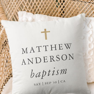 Enkel modern Elegant Kor Baby-baptism Kudde