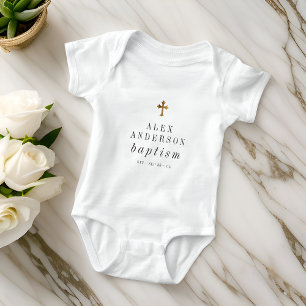 Enkel modern Elegant Kor Baby-baptism T Shirt