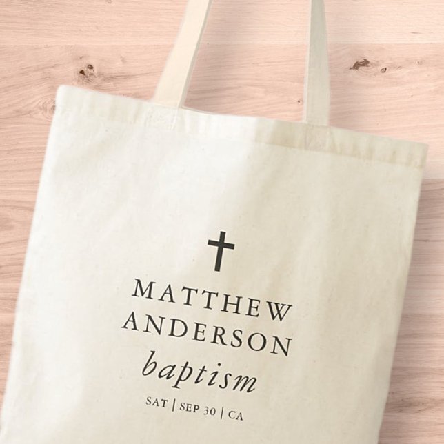 Enkel modern Elegant Kor Baby-baptism Tygkasse (Skapare uppladdad)