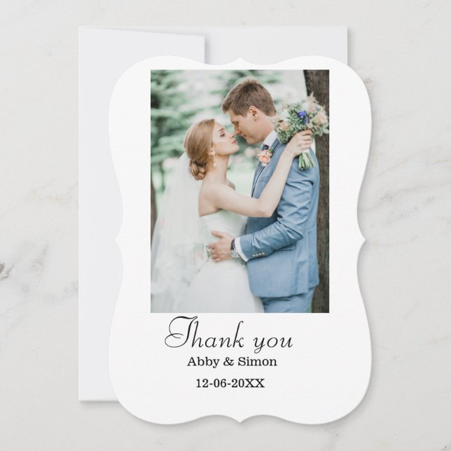 Enkel modern elegant minimal bröllopsfotografi (Framsida)