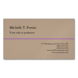 Enkel modern enkel, enkel, enkel magnetiska visitkort