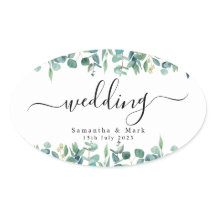 Enkel modern eukalyptus Bröllop