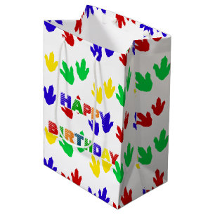 Enkel modern färglös Tass-dino-födelsedagsfest