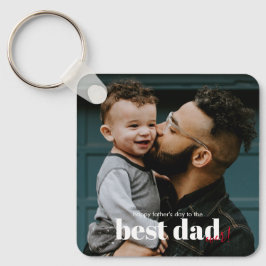 Enkel Modern Fars dag Bästa Pappa någonsin Nyckelring