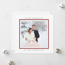 Enkel Modern Första Julen Herr och Fru Platt