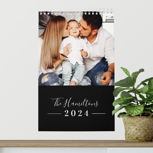 Enkel Modern Foto Familj 2025 Kalender (Skapare uppladdad)