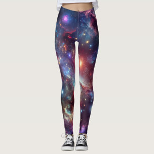 Enkel modern: Galaxy Space Sten Coola Leggings