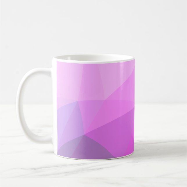 Enkel modern geometrisk övertoning kaffemugg (Vänster)