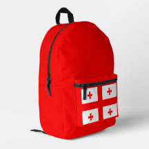 Enkel Modern Georgia Flagga National Souvenir