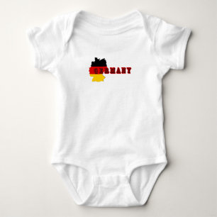 Enkel modern Germania Tyskland Art Brev Souvenir T Shirt